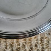 CHRISTOFLE Round Plate in silver-plated metal