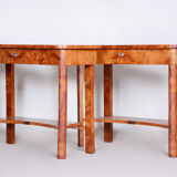 Pair of Art Deco side tables - 1920s Czechia