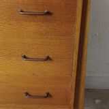 Commode vintage pieds compas
