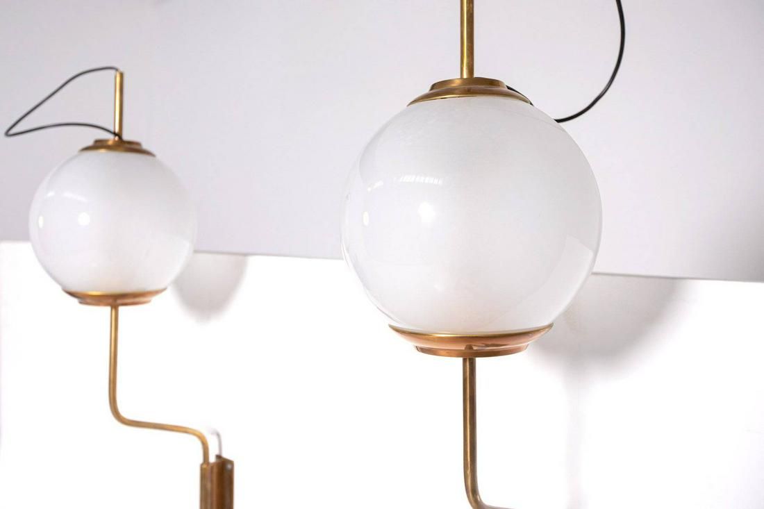 Pair of wall lamps Luigi Caccia Dominioni model LP11