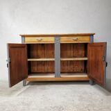 Renovated beech sideboard