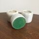 Set of three tealights marble, 1970