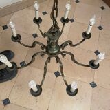 Bronze chandelier