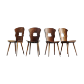 Lot of 4 bistro chairs Baumann Gentiane
