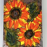 1960s/70s Wall Picture Wall Plate Ceramic Ruscha Hand-Painted Number 769