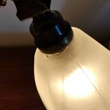 Art Nouveau table lamp + Art Deco globe