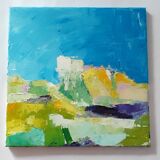 Original Mediterranean landscape canvas