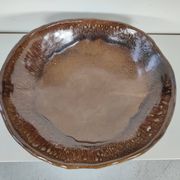 large vintage ceramic fruit basket Germany 1960s