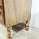 Walnut cylinder-roll-top secretary desk, 1970s.