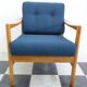 Walter knoll relax armchair 1960s in blue fabric