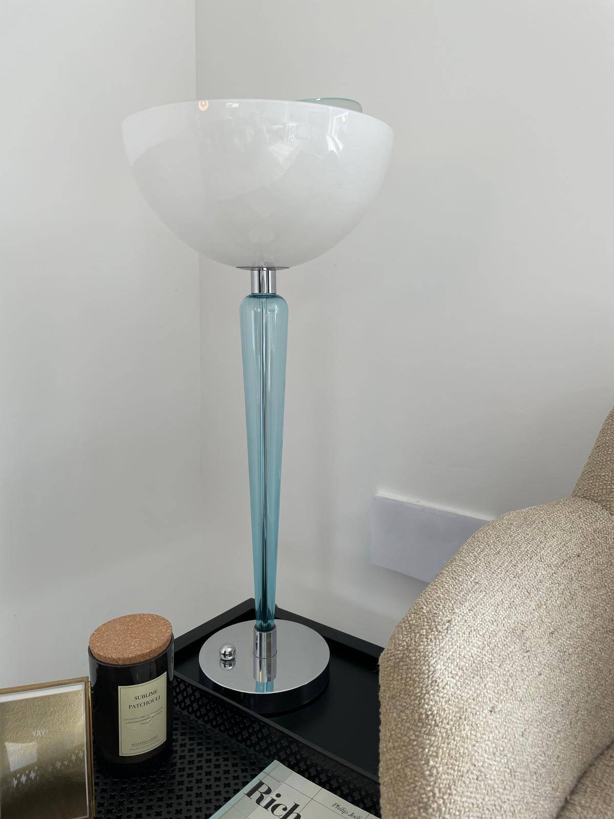 Jeannot Cerutti for VeArt for Artemide ‘Coppa’ murano table lamp 1980’s