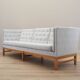 Canapé en chêne, design danois, années 1970, fabriqué par Erik Jørgensen Møbelfabrik