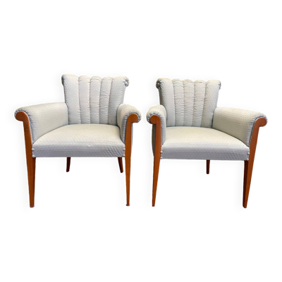Paire de Fauteuils - Bergères style Art Déco