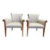 Paire de Fauteuils - Bergères style Art Déco