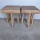 Lot 4 Shepherd stool 1960 solid wood
