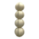 German cocoon pendant lamp from the mid-century by Friedel Wauer for Goldkant Leuchten, 1960s.