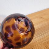 Leopard glass empty pocket bowl