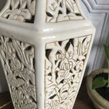 Vintage open ceramic lamp