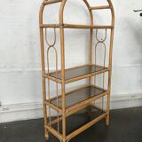 Rattan bookcase