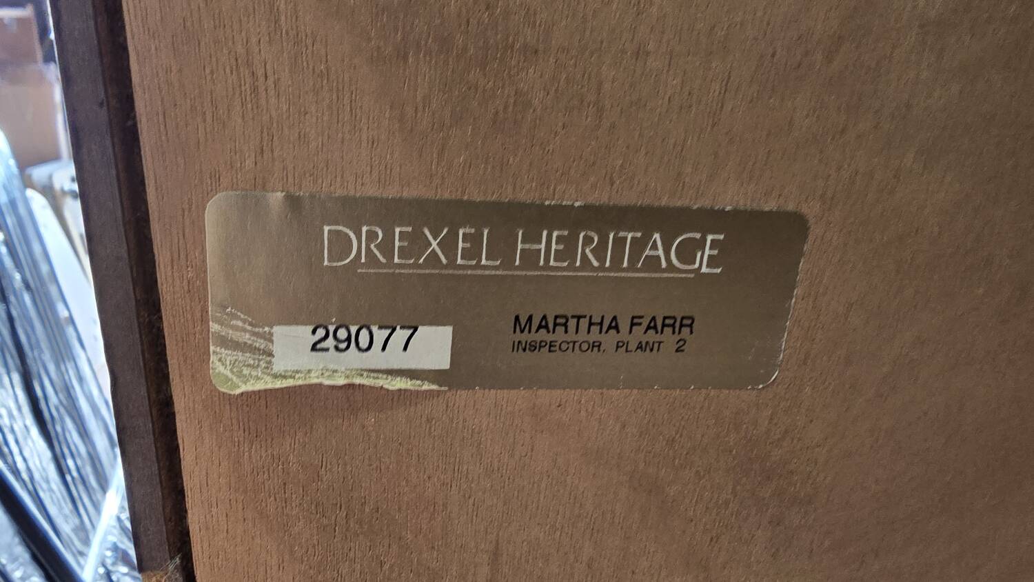Vintage column library "Passage" – Drexel Heritage, Made in the USA