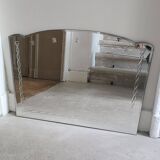 Bevelled Art Deco mirror