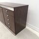 Commode en bois et aluminium, France 1970