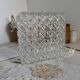 Ceiling light wall lamp minimalist industrial square transparent glass