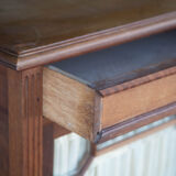 Napoleon III library cabinet or partition cabinet, furniture with beveled display window