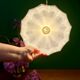 Vintage pink opaline pendant light