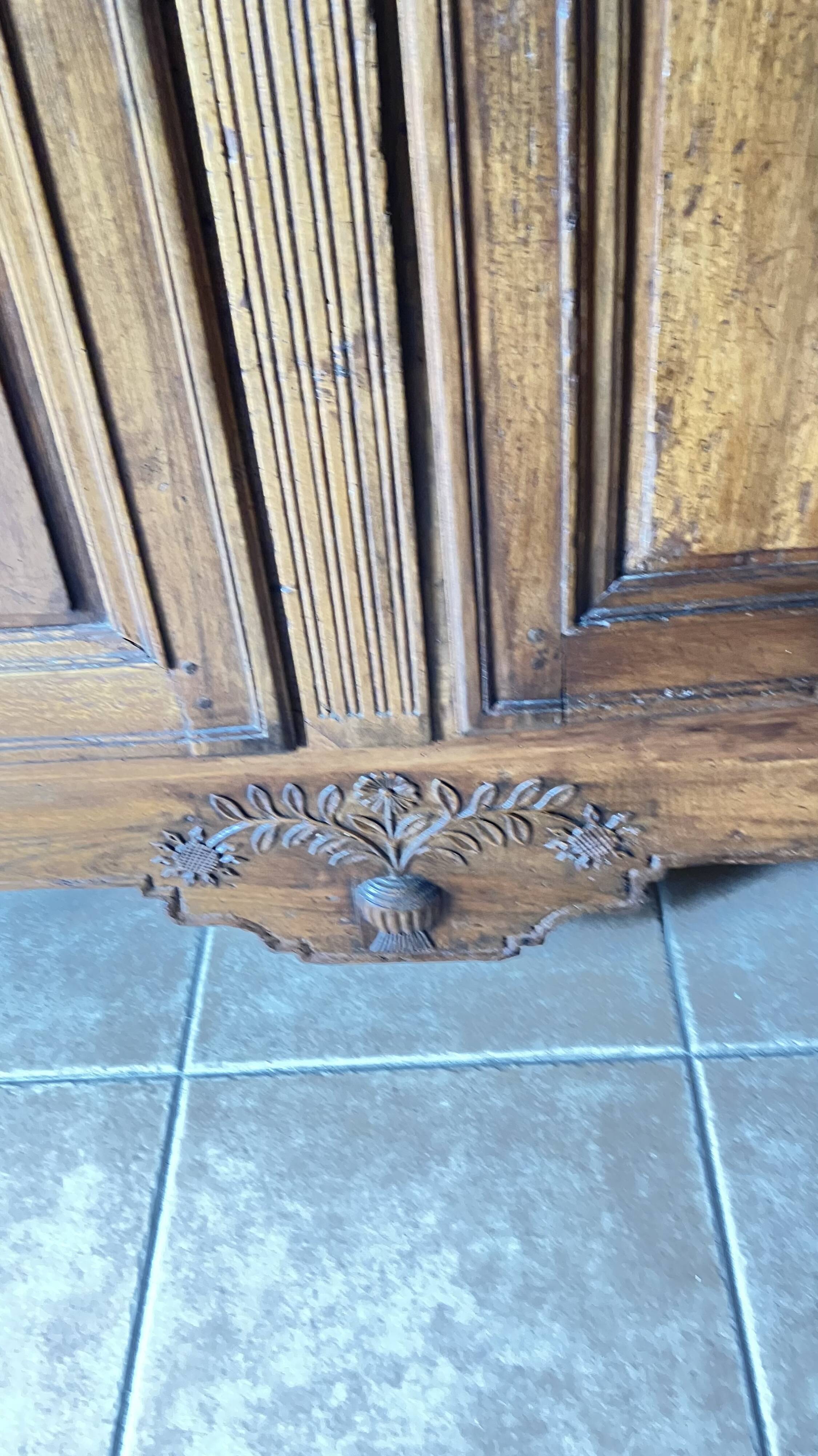 Armoire normande chêne massif