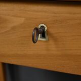 Small walnut console table, Restoration period – early 19th century.
