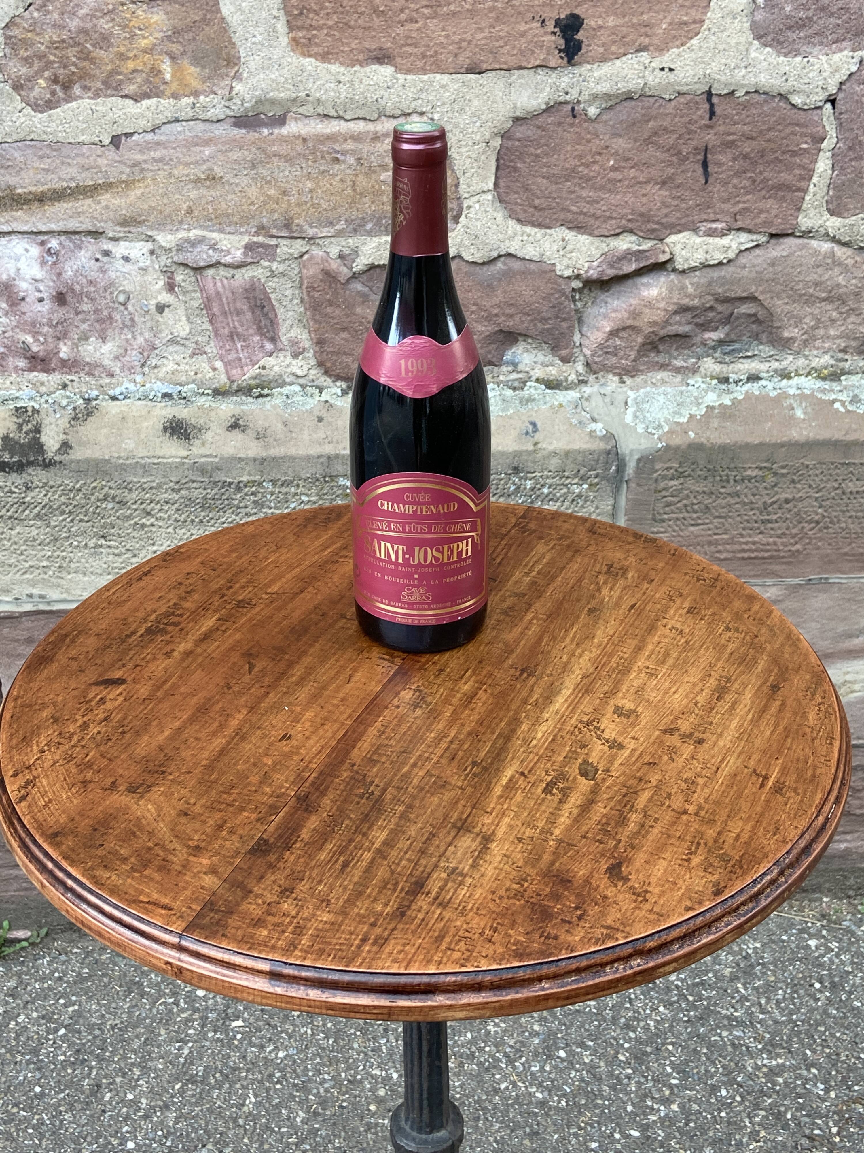 Vintage coffee pedestal table