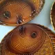 6 antique fish barbotine plates – Saint-Clément