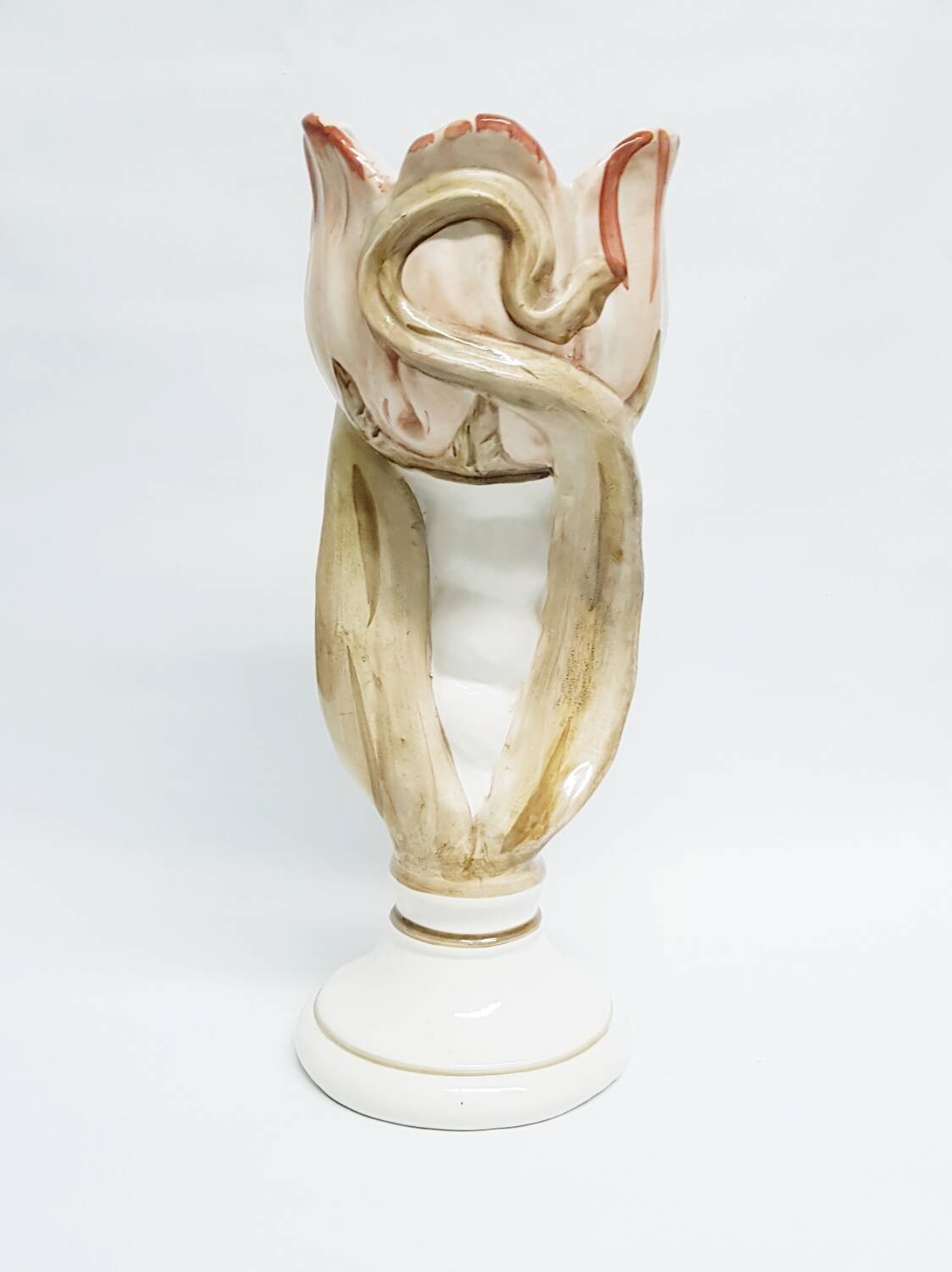 Grand vase à fleurs Capodimonte