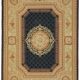 Handmade European Vintage Aubusson Kilim 274 cm x 375 cm