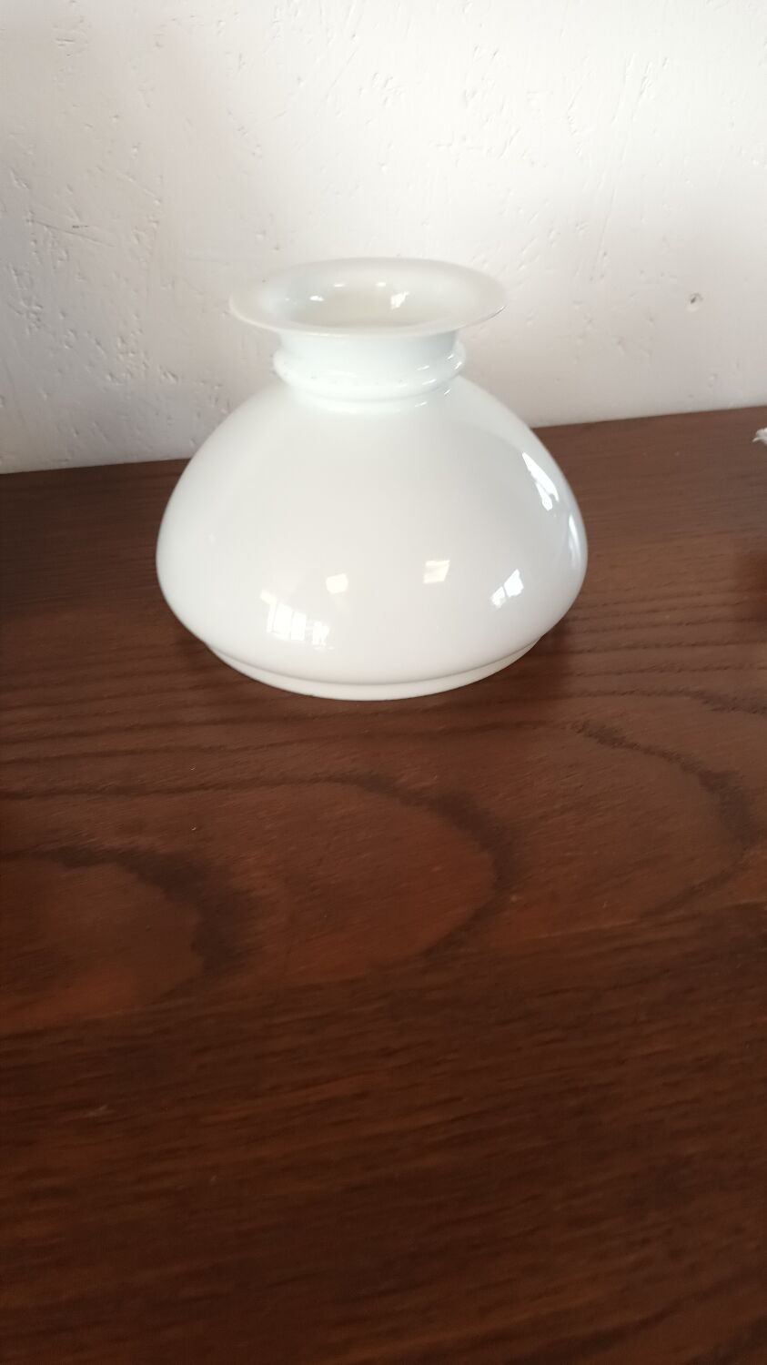 Opaline dome for chandelier