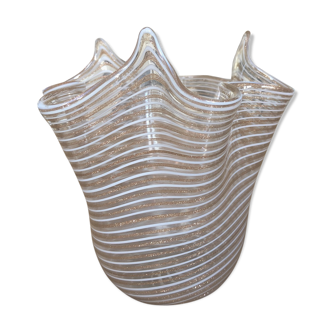 Vase mouchoir Murano