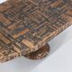 Vintage mid century brutalist copper coffee table 1970s