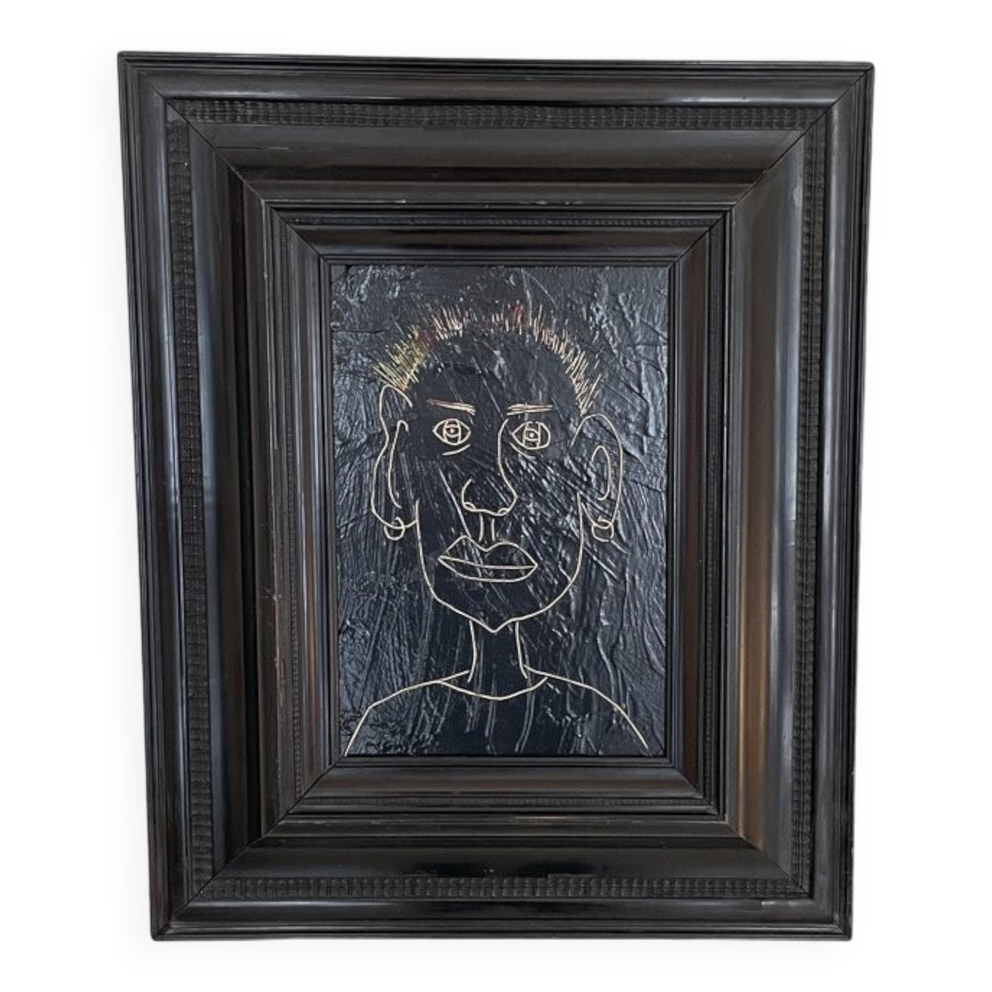 Bachmann, Portrait of a Man, 2022, Acrylic, Framed