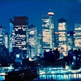 Photograph “Skyline at Night” New York City 1970