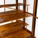 Small Biedermeier / Louis-Philippe display cabinet in walnut and birch 1840-1860