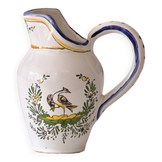 Old pitcher Le Renoleau Angoulême hand painted