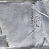 AP embroidered square tablecloth with 6 towels