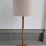 Adjustable danish floor lamp by Domus in teak and wool