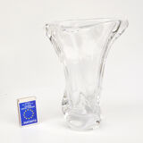 Vase en cristal, Art Vannes, France, années 1970