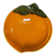 Orange slip salad bowl