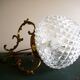Chiseled glass chandelier