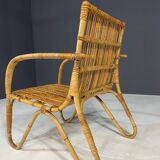 Ensemble de sièges en rotin Art déco, Europe centrale, années 1930-1940