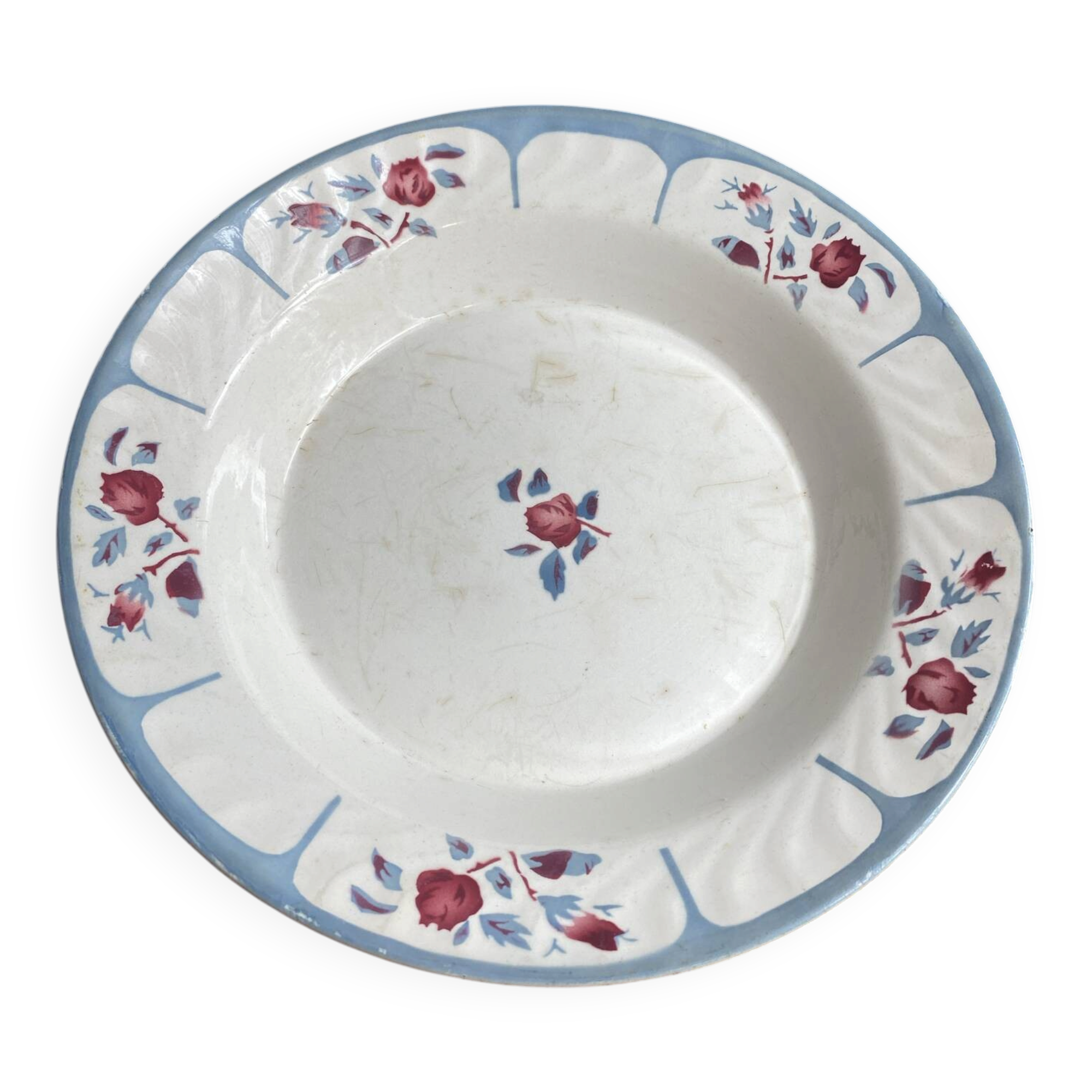 Round plate Digoin model Ninette