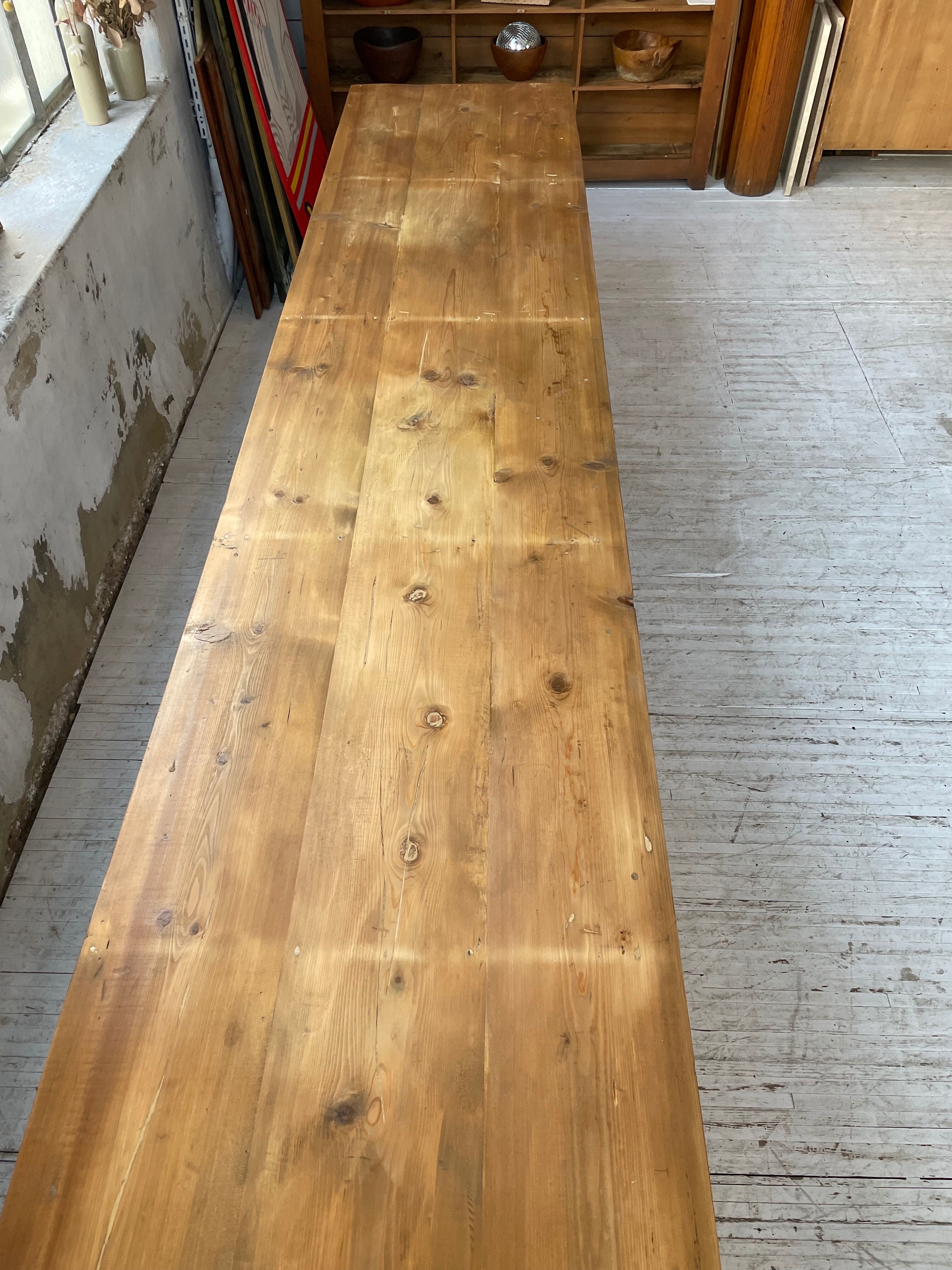 Farmhouse table beech pine XL 4m